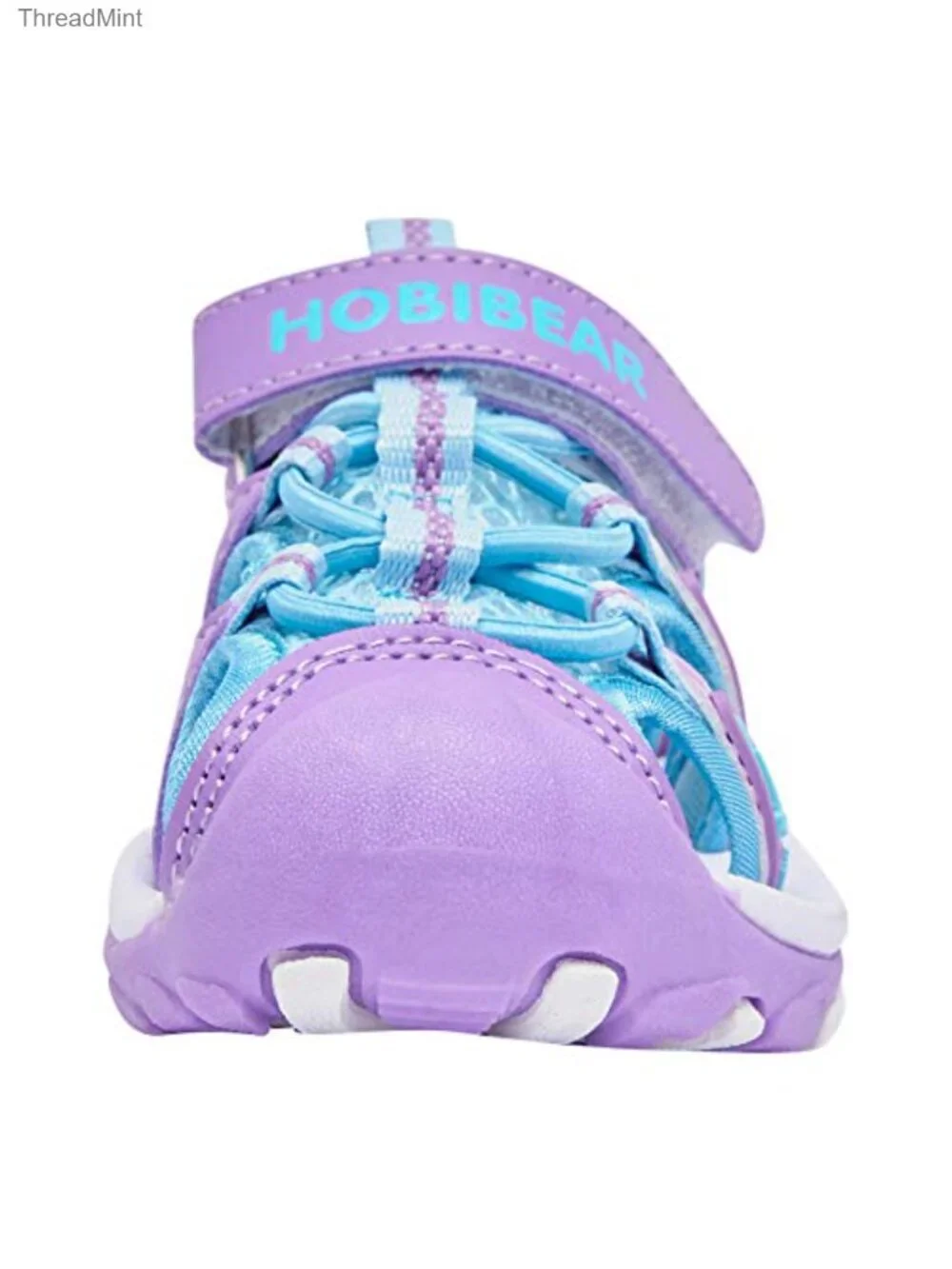 Kids Closed-Toe Sport Sandals with Hook & Loop Adjustable Straps